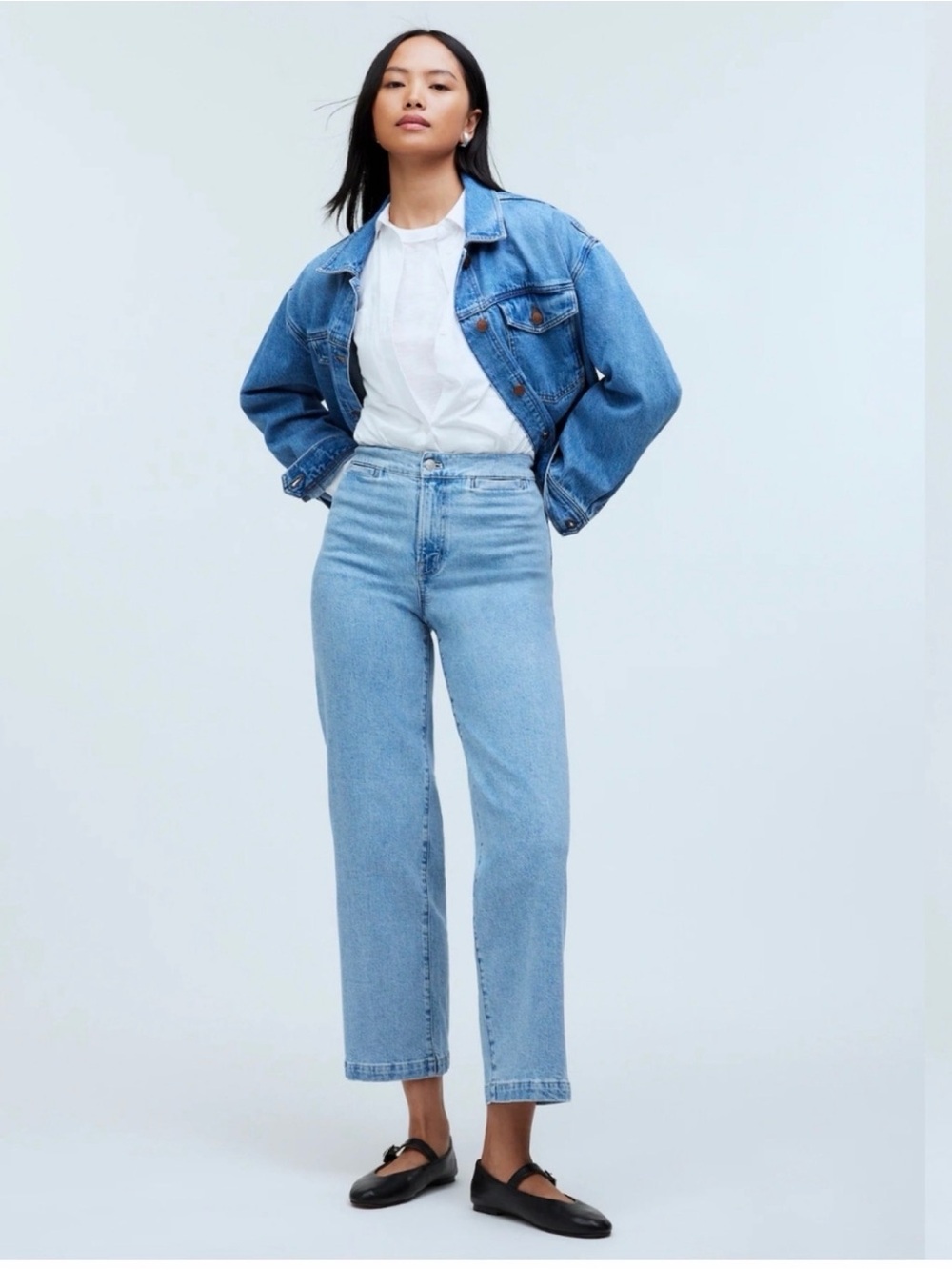Madewell Emmett Wide Leg Women's Jeans - Relaxed Flare Fit